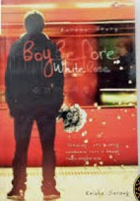 Boy Before White Rose