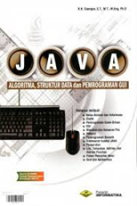 JAVA : Algoritma, Struktur Data dan Pemrograman GUI